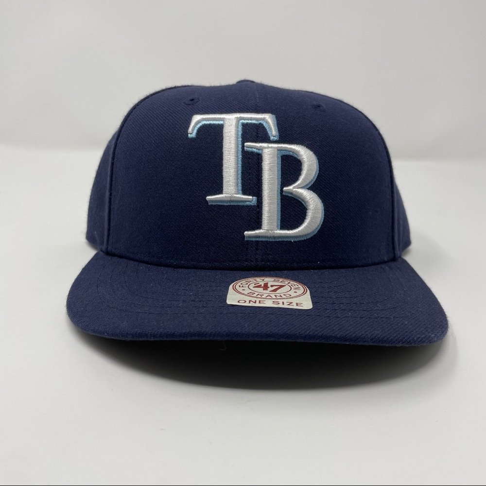 Tampa Bay Rays Embroidered Strap Back Hat Navy Blue NWT